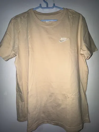 Camisa Nike Tee Feminina Bege - Tam. M