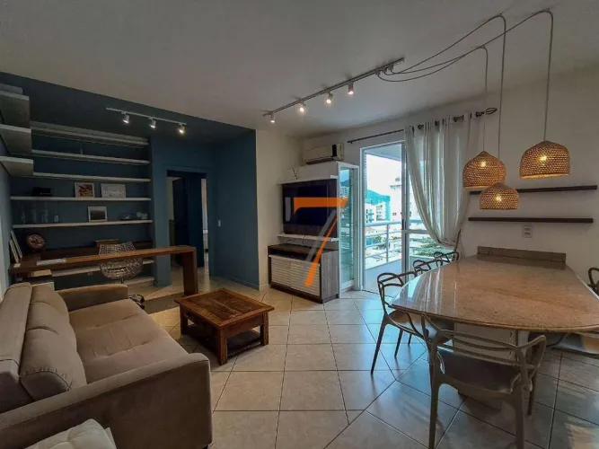 Apartamento com 2 dormitórios para alugar, 71 m² por R$ 5.605,44/mês - Trindade - Florianó