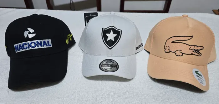 Bonés do Ayrton Senna, Botafogo e LAC0STE