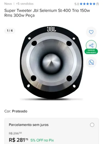 Tudo na caixa zerado sem uso ...
