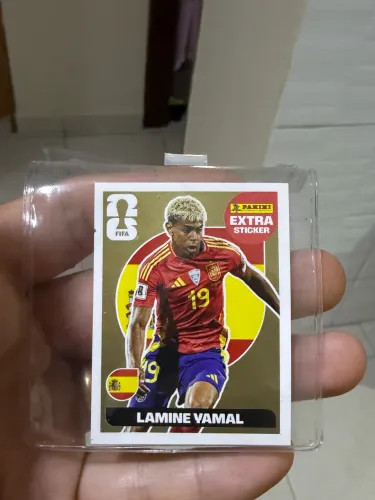 Figurinha copa Lamine Yamal GOLD
