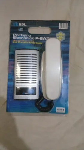 Interfone Porteiro Eletrônico HDL F8 AZ - Novo (Sem Uso)