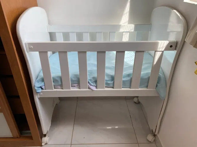 Mini Berço para bebê com colchão 