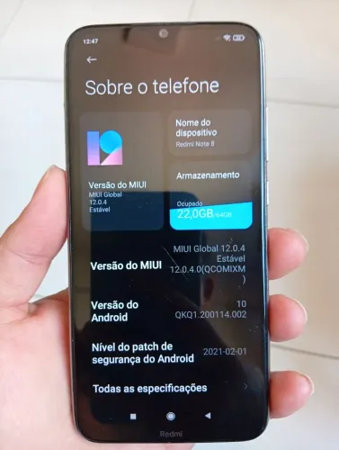 Notee 8 64g 4g todo original 