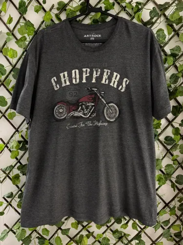Camiseta Masculina Artrock Choppers Moto