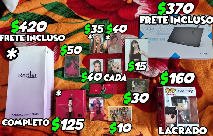 VENDO BLACKPINK E KEP1ER VÁRIOS PHOTOCARDS E ÁLBUNS 