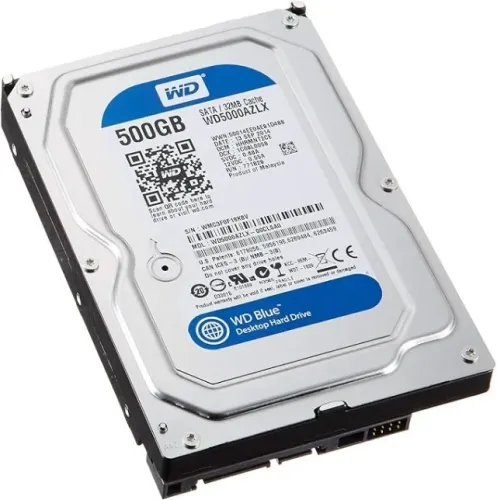 Western Digital Blue WD5000AZLX 500 GB 7200 RPM 32 MB Cache SATA III 6.0 Gb/s 3,5 polegada