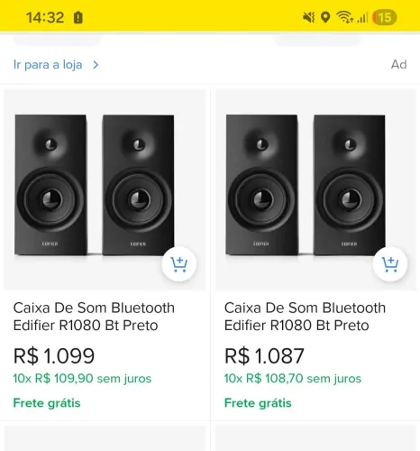 Caixa de som Bluetooth Edifier r1080 bt 