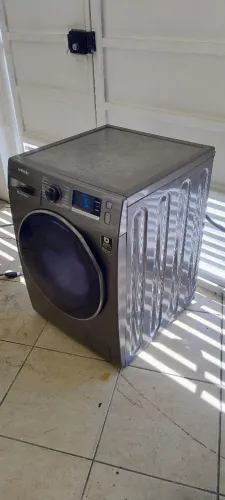 LAVA e Seca Samsung 11 kg 220 V painel touch digital visor de acrílico fumê, côr cinza 