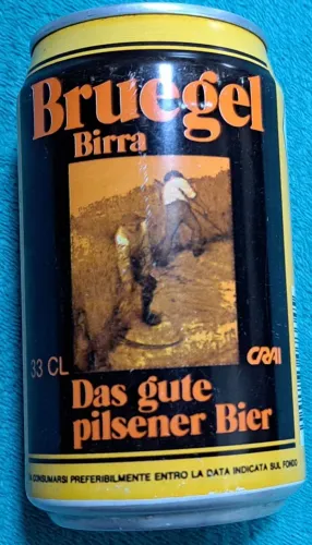 LATA DE BRUEGEL BIRRA 33CL LACRADA ANOS 90 - ITEM PARA COLECIONADOR