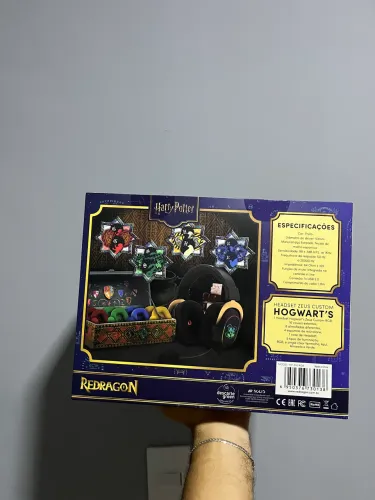 Headset Gamer Redragon Zeus Harry Potter RGB Special Edition (Customizável)