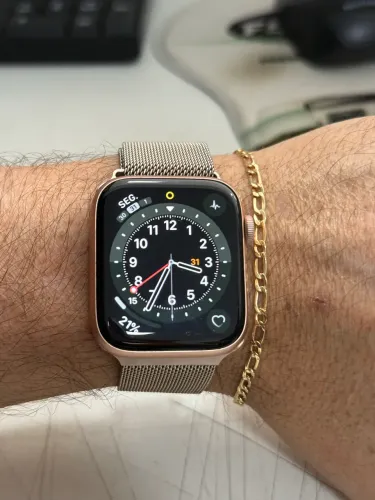 Apple Watch Série 5 44mm Rose 78% - LOJA FÍSICA
