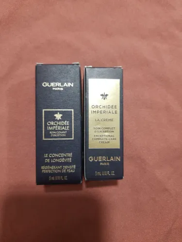 Kit Guerlain Orchidée Impériale. Le concentré de longevité de 5ml e La crème de 3ml