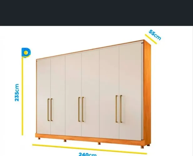 GUARDA ROUPA SEMINOVO