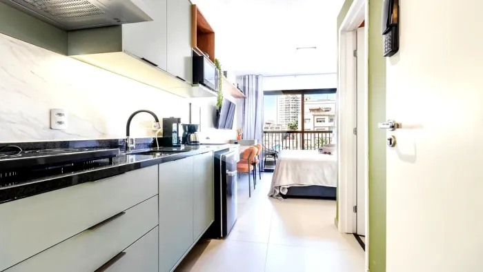 Apartamento Studio Mobiliado Pronto para Morar ou Investir na Bela Visa