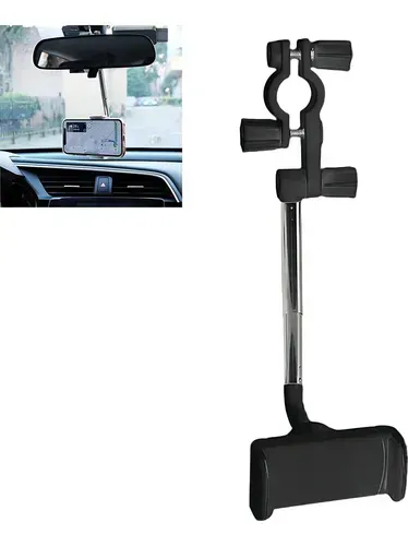 Suporte Retrovisor Veicular P Celular Universal Automotivo 