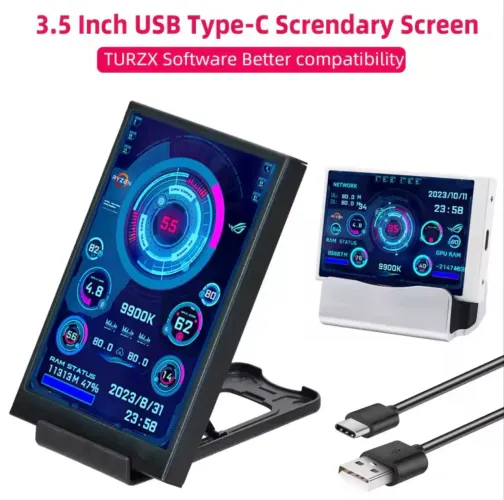 Tela LCD IPS 3.5 pol