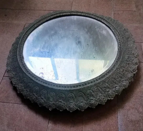 Relíquia Bandeja Redonda Espelhada