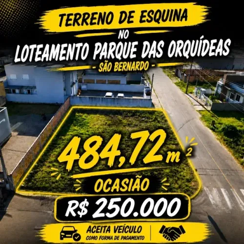 Terreno de Esquina - Humaita de Cima