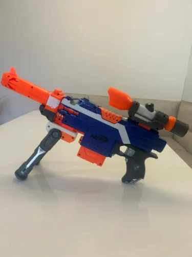 Nerf N-strike Elite Stryfe Com Mira, Tripé E Boca