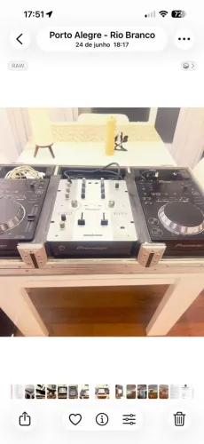 Kit Cdj Pioneer 350 e Mixer