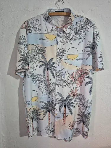 Camisa Romwe Men Shein