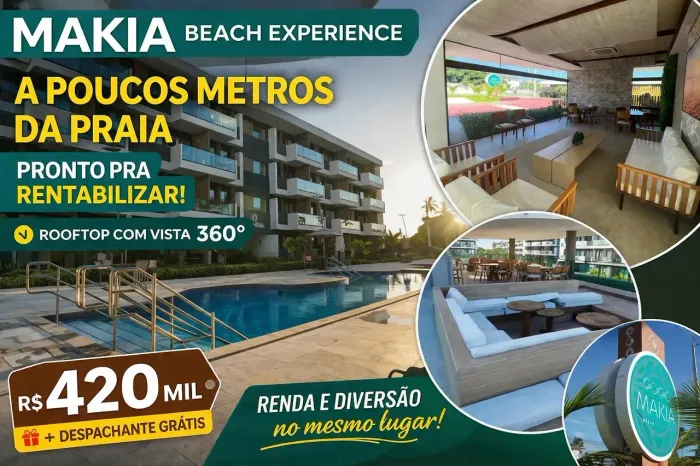 Flat à venda em Muro Alto - Makia Beach Experience