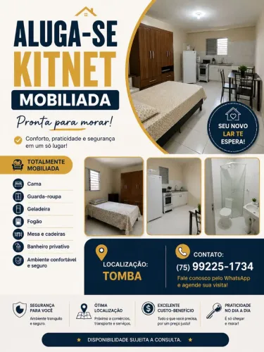Kitnet mobiliada Tomba