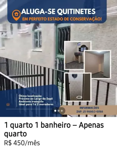 Alugo kitnets.
