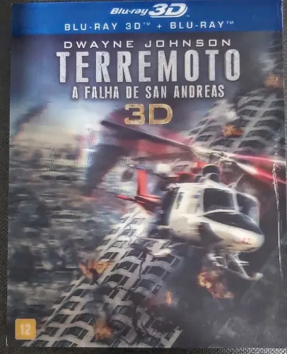 Blu-ray 3d+blu-ray Terremoto: A Falha De San Andreas (2disc)