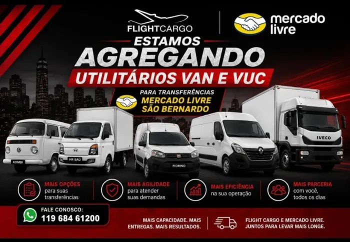 AGREGAMOS ULTILITARIO, VUC, VAN E KOMBI