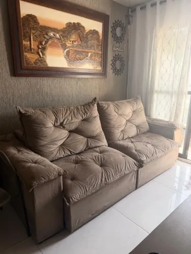 Sofá 5 lugares retrátil