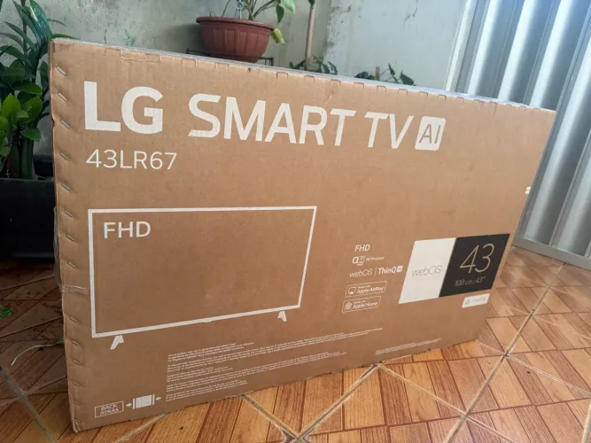 SmartTV LG 43 FullHd Lacrada+NF+GARANTIA