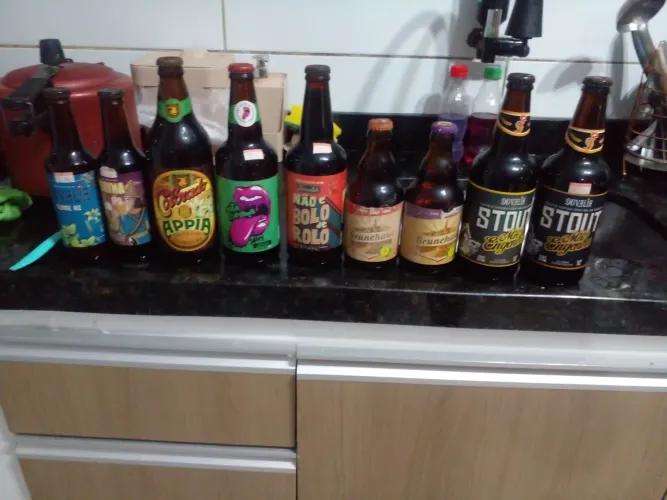 Cervejas artesanais pra coleção 