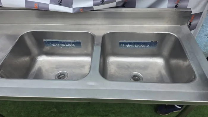 Pia industrial inox