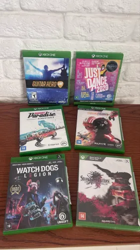 Lote de Jogos Xbox One / Series X - 6 Jogos (1 Novo)