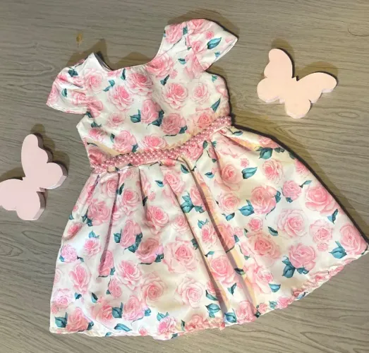 Vestido infantil de aniversário