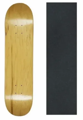 Shape Liso Fiberglass Fibra de Vidro Skate + lixa emborrachada (Novo e lacrado)