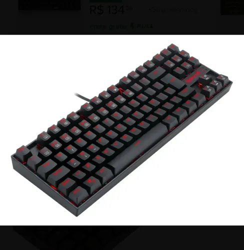 Teclado da Redragom semi novo