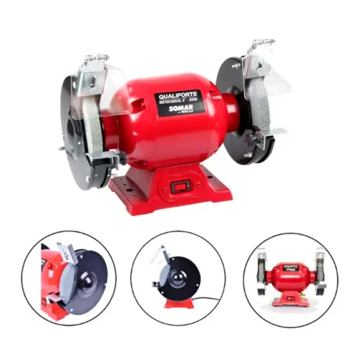 Moto Esmeril MS6 300W - Potência e Precisão em Suas Mãos!