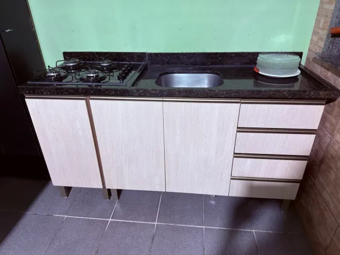 Pia com cooktop