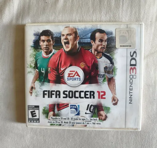 Fifa soccer 12 Nintendo 3ds (jogo completo com manual)