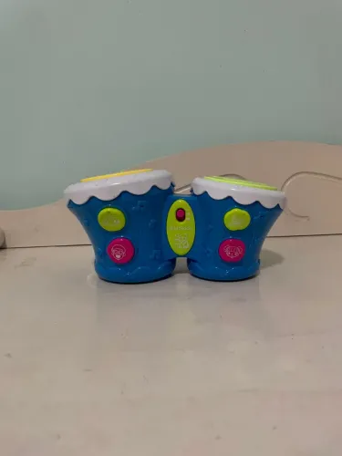 Brinquedo Musical para Bebê - Tambor com Luzes e Sons