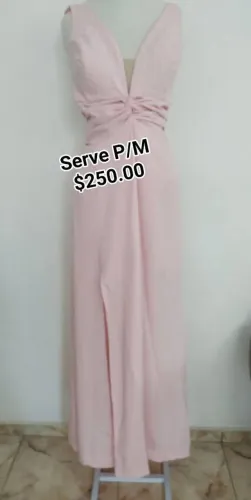 Vestido de festa cor Rosa clarinho