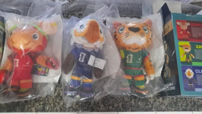 Kit 3 Mascotes FIFA Copa 2026 - Originais - lacrados