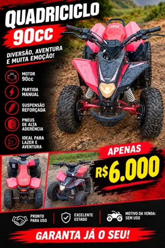 Quadriciclo ótimo para crianças!