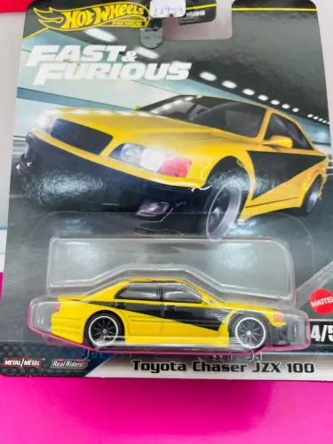 Carrinho Hot Wheels Collector Premium TOYOTA CHASER JZX - Fast & Furious Mattel