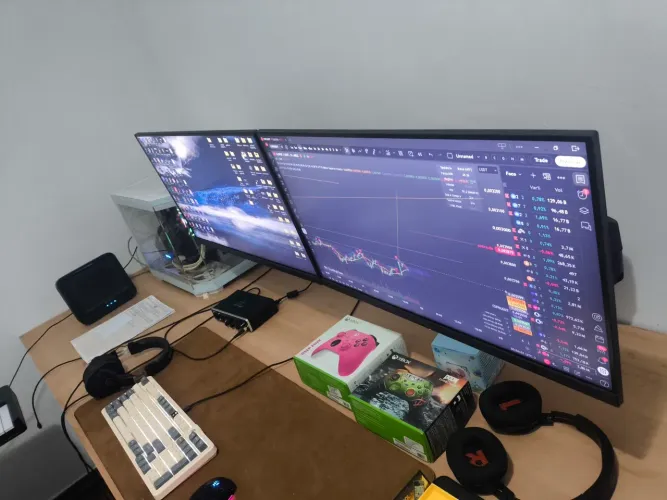 Vendo pc completo 3800x + rtx 3060ti + 3 monitores 180hz 1ms +