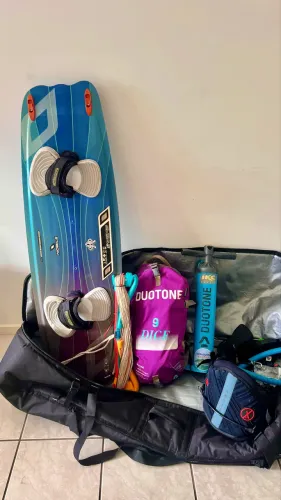 TORRANDO: Kitesurf equipamento completo - Duotone Dice 9