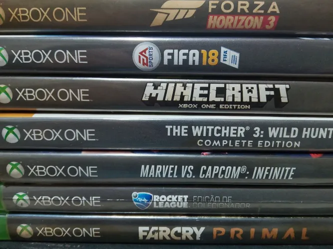 Vendo kit 7 jogos de Xbox one